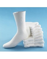 MEN'S SOCKS ANKLE - WHITE - 12 CT.